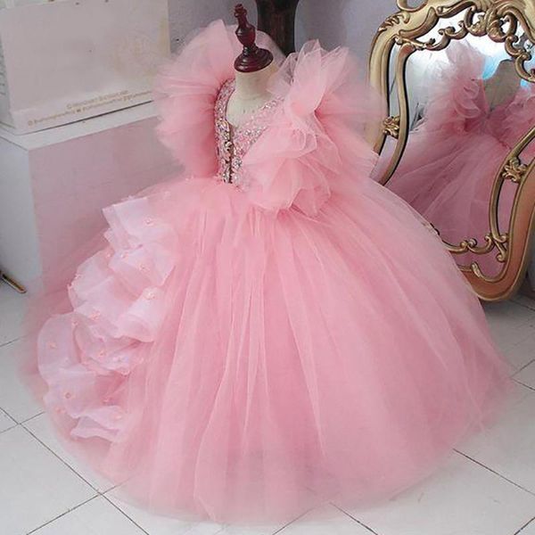 girl's dresses v-neck pink lace crystals flower girl ball gown tulle little wedding communion pageant gowns, Red;yellow
girl's dresses v-neck pink lace crystals flower girl ball gown tulle little wedding communion pageant gowns, Red;yellow