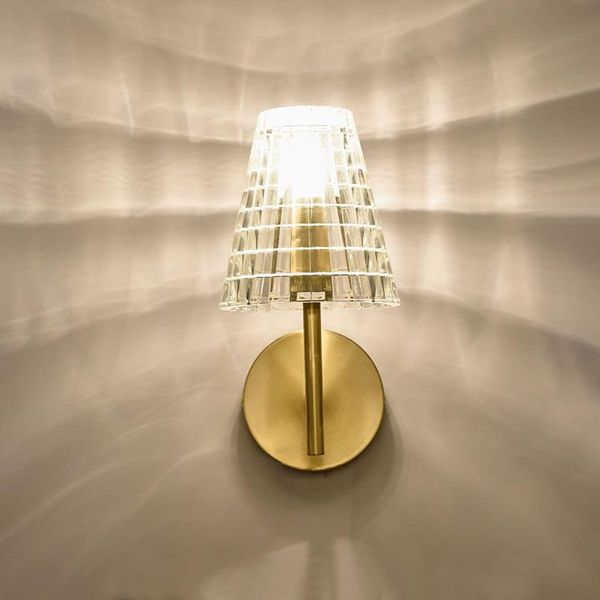 wall lamp post-modern all copper crystal light luxury living room bedroom bedside aisle creative simple personality
wall lamp post-modern all copper crystal light luxury living room bedroom bedside aisle creative simple personality