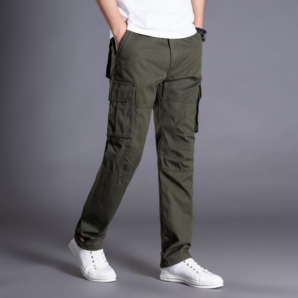 men's pants overalls multi-pocket straight-leg plus size outdoor casual autumn cotton high-quality trousers, Black
men's pants overalls multi-pocket straight-leg plus size outdoor casual autumn cotton high-quality trousers, Black