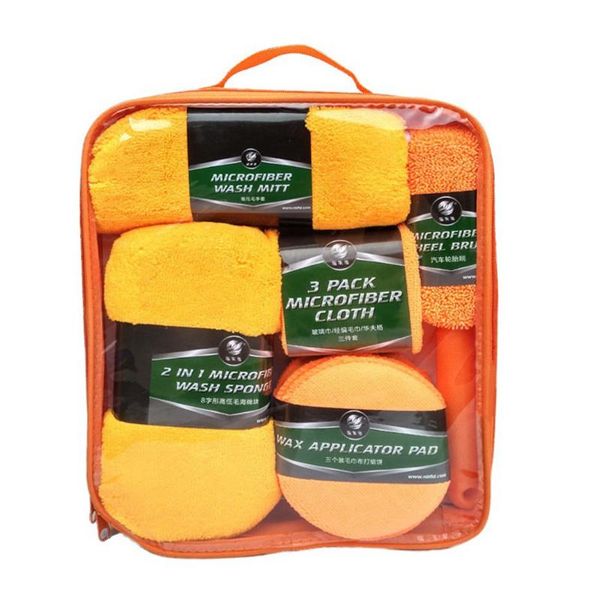 9pcs car cleaning kit supplies microfiber towel detailing wheel brush wash gloves waxing sponge combination tools
9pcs car cleaning kit supplies microfiber towel detailing wheel brush wash gloves waxing sponge combination tools