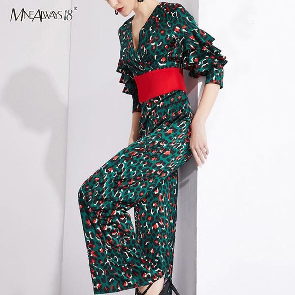 women's jumpsuits & rompers mnealways18 leopard print vintage women high waist cascading ruffle jumpsuit wide leg long overall playsuit, Black;white
women's jumpsuits & rompers mnealways18 leopard print vintage women high waist cascading ruffle jumpsuit wide leg long overall playsuit, Black;white