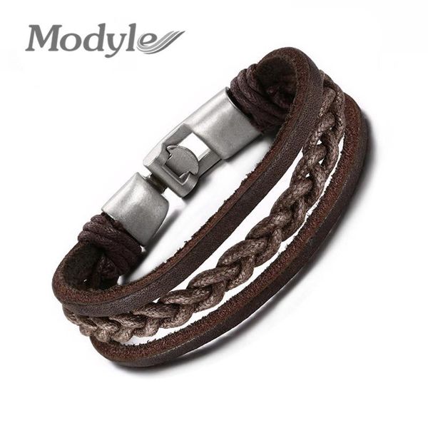 modyle fashion vintage alloy leather bracelet bronze buckle hand chain bracelets for men link,, Black
modyle fashion vintage alloy leather bracelet bronze buckle hand chain bracelets for men link,, Black