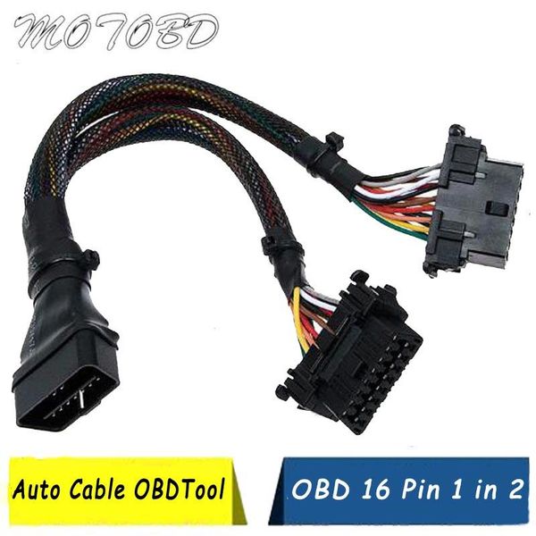 diagnostic tools obd2 2 in 1 extension cable 30cm 16 pin obd male to female car computer connection conversion plug socket
diagnostic tools obd2 2 in 1 extension cable 30cm 16 pin obd male to female car computer connection conversion plug socket