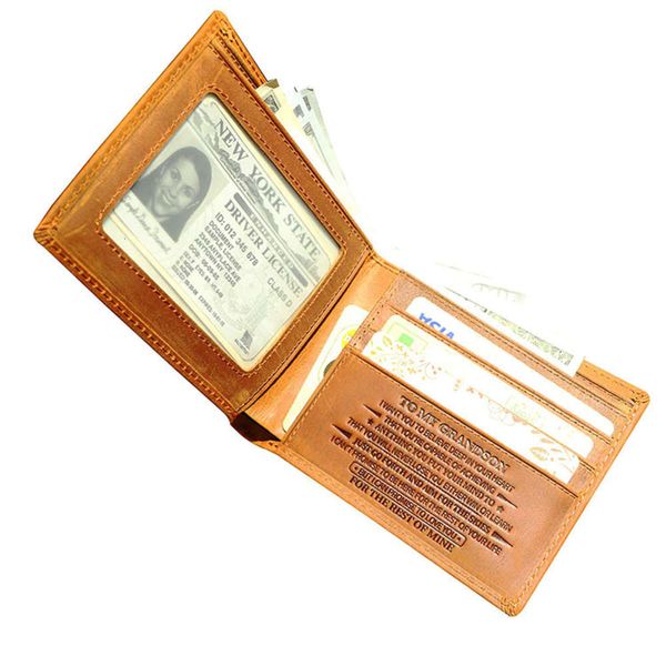 the wallet crazy horse skin men's short leather theft brush rfid wallet lettering wallet, Black
the wallet crazy horse skin men's short leather theft brush rfid wallet lettering wallet, Black