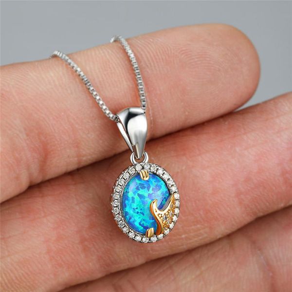 pendant necklaces classic wave crystal wedding necklace luxury female oval opal charm gold silver color chain for women
pendant necklaces classic wave crystal wedding necklace luxury female oval opal charm gold silver color chain for women
