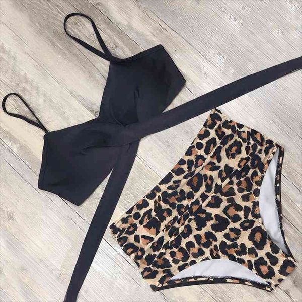 high waist bikinis mujer push up swimsuit women leopard cross bandage swimwear woman bathing suit plus size bikini set, White;black
high waist bikinis mujer push up swimsuit women leopard cross bandage swimwear woman bathing suit plus size bikini set, White;black