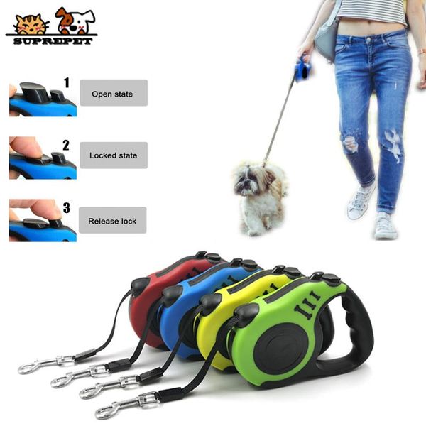 dog collars & leashes suprepet leash automatic retractable for medium small dogs 3m/5m flexible adjustable pet rope puppy accessories
dog collars & leashes suprepet leash automatic retractable for medium small dogs 3m/5m flexible adjustable pet rope puppy accessories