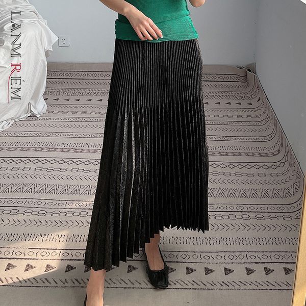 women pleated skirt spring summer elastic high waist s female long streetwear arrivals 2d1596 210507, Black
women pleated skirt spring summer elastic high waist s female long streetwear arrivals 2d1596 210507, Black