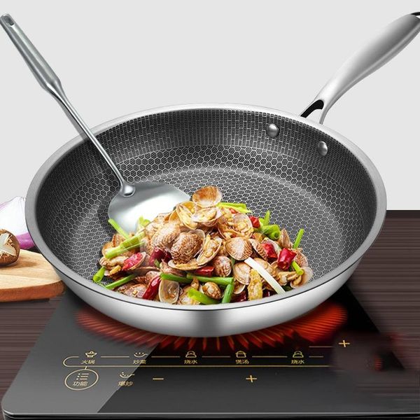 pans stainless steel frying pan non-stick pot cookware 28cm fried steak saucepan single-sided honeycomb kitchenware
pans stainless steel frying pan non-stick pot cookware 28cm fried steak saucepan single-sided honeycomb kitchenware