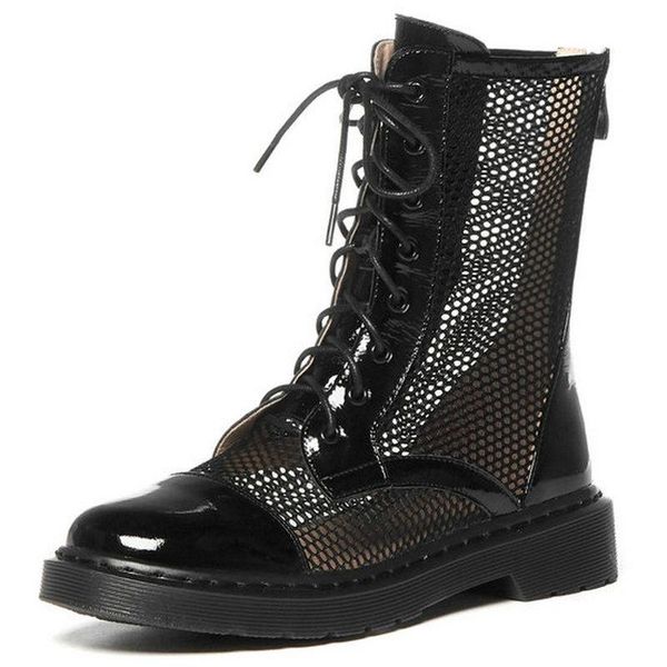 platform low heels summer boots for women cross tied round toe shoes geuinne leather working party ankle, Black
platform low heels summer boots for women cross tied round toe shoes geuinne leather working party ankle, Black
