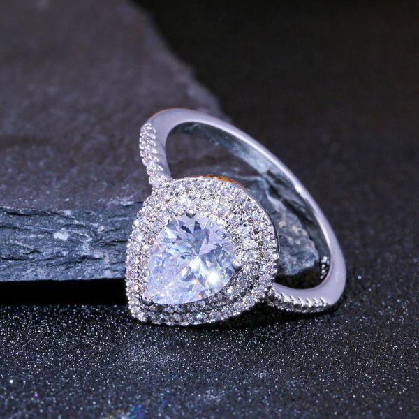 wedding rings creative style fashion ol heart-shaped drop-shaped zircon ring women's jewelry, Slivery;golden
wedding rings creative style fashion ol heart-shaped drop-shaped zircon ring women's jewelry, Slivery;golden