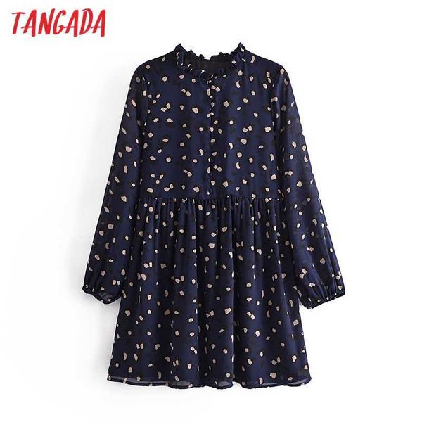 tangada fashion women leopard print ruffles dress long sleeve high street ladies mini dress 3a50 210609, Black;gray
tangada fashion women leopard print ruffles dress long sleeve high street ladies mini dress 3a50 210609, Black;gray