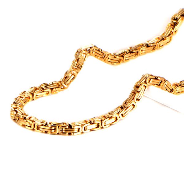 wendyfo new fashion men stainless steel chain necklace gold color byzantine punk necklaces pendants male jewelry accessories, Silver
wendyfo new fashion men stainless steel chain necklace gold color byzantine punk necklaces pendants male jewelry accessories, Silver