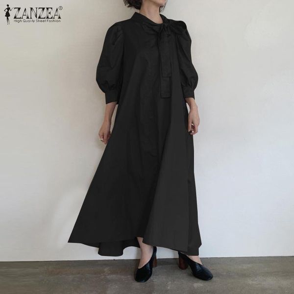 women's dress zanzea ladies maxi vestido de mujer elegant autumn belted party casual solid robe femme plus size 5xl dresses, Black;gray
women's dress zanzea ladies maxi vestido de mujer elegant autumn belted party casual solid robe femme plus size 5xl dresses, Black;gray