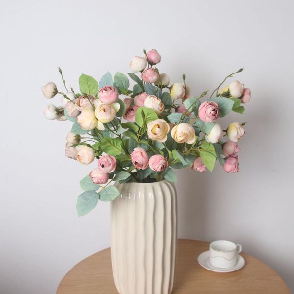 decorative flowers & wreaths 1 bunch of 9-head high-count retro artificial coke edge rose buds home living room decoration wedding guide the
decorative flowers & wreaths 1 bunch of 9-head high-count retro artificial coke edge rose buds home living room decoration wedding guide the