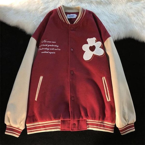 women's jackets y2k harajuku sweet flowers baseball uniform autumn korean kawaii zip-up jacket japanese preppy style long sleeve outerw, Black;brown
women's jackets y2k harajuku sweet flowers baseball uniform autumn korean kawaii zip-up jacket japanese preppy style long sleeve outerw, Black;brown