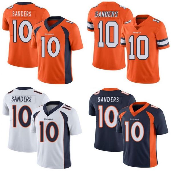 Denver Broncos Men #10 Emmanuel Sanders Women Youth Limited Rush Jersey, Black;red