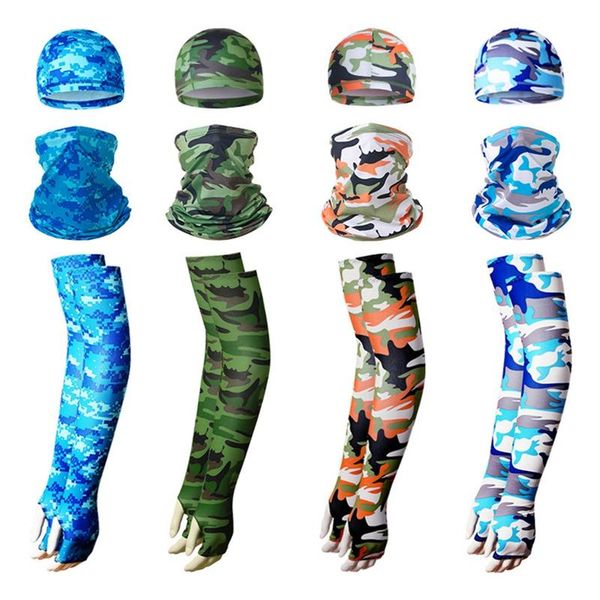 set multifunctional outdoor sport scarf sunscreen neck cover hiking cycling head wrap bandana balaclava headband arm sleeves caps & masks, Black
set multifunctional outdoor sport scarf sunscreen neck cover hiking cycling head wrap bandana balaclava headband arm sleeves caps & masks, Black