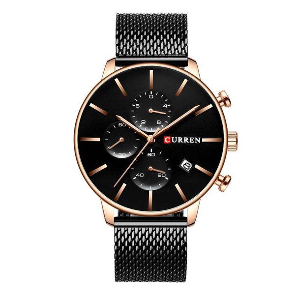 wristwatches curren 2021 simple style brand quartz watch men with black steel strap business clock chronograph reloj hombre 8339, Slivery;brown
wristwatches curren 2021 simple style brand quartz watch men with black steel strap business clock chronograph reloj hombre 8339, Slivery;brown