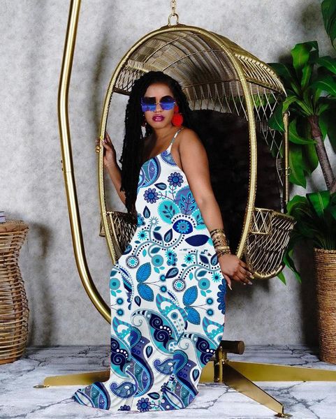 casual dresses 2021 summer ladies fashion street slim loose sleeveless beach holiday style printed long dress, Black;gray
casual dresses 2021 summer ladies fashion street slim loose sleeveless beach holiday style printed long dress, Black;gray