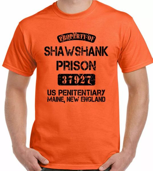 shawshank redemption t-shirt property of prison man funny movie deer doo, White;black
shawshank redemption t-shirt property of prison man funny movie deer doo, White;black