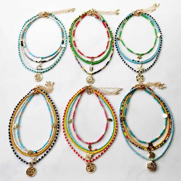 pendant necklaces 4 pcs/set mix bohemian multilayer necklace set for women ethinic handmade love disc starfish ocean jewelry gift, Silver
pendant necklaces 4 pcs/set mix bohemian multilayer necklace set for women ethinic handmade love disc starfish ocean jewelry gift, Silver