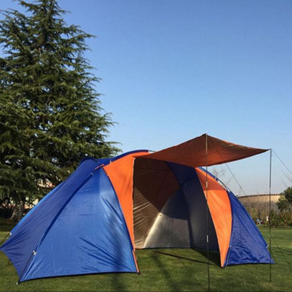 tents and shelters 3-4 person camping tent two bedroom double layer 210d oxford waterproof large family tourist for party hiking 220*430*175
tents and shelters 3-4 person camping tent two bedroom double layer 210d oxford waterproof large family tourist for party hiking 220*430*175
