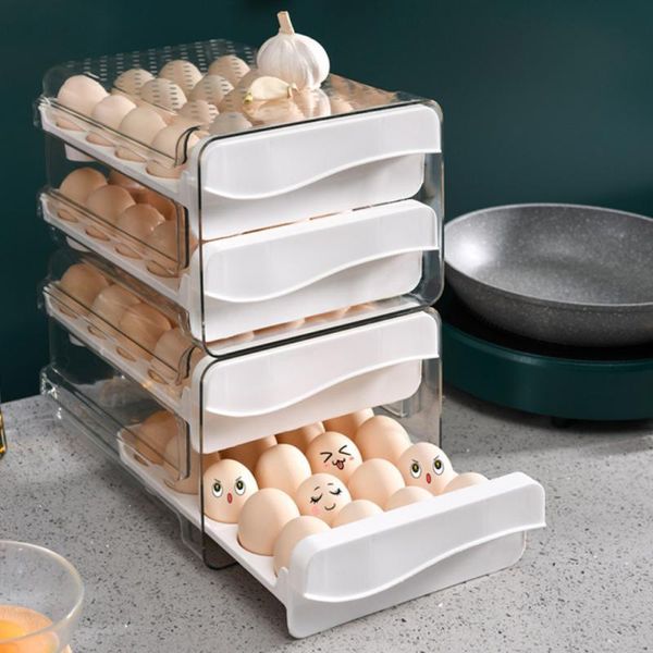 storage bottles & jars transparent multi-layer egg box -grade pp refrigerator container dust-proof moisture-proof home fresh holder
storage bottles & jars transparent multi-layer egg box -grade pp refrigerator container dust-proof moisture-proof home fresh holder