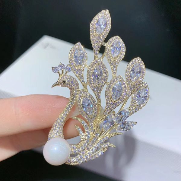 shanice bouquet pin peacock gold tone cz cubic ziricon crystal brooch for women party jewelry holiday gift, Gray
shanice bouquet pin peacock gold tone cz cubic ziricon crystal brooch for women party jewelry holiday gift, Gray