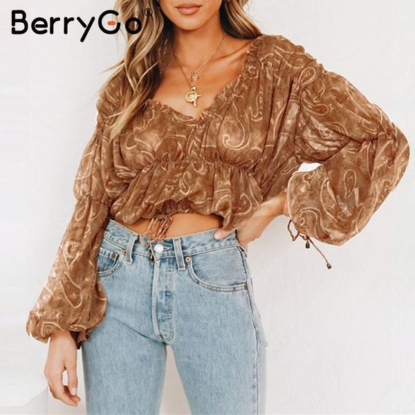 women's blouses & shirts berrygo vintage short chiffon blouse women elastic high waist ruffled female shirt puff sleeve print autumn l, White
women's blouses & shirts berrygo vintage short chiffon blouse women elastic high waist ruffled female shirt puff sleeve print autumn l, White