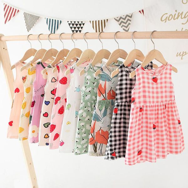 girl's dresses 2021 baby girls clothes summer dress kids sleeveless princess pageant gown wedding birthday party kawaii sundress, Red;yellow
girl's dresses 2021 baby girls clothes summer dress kids sleeveless princess pageant gown wedding birthday party kawaii sundress, Red;yellow