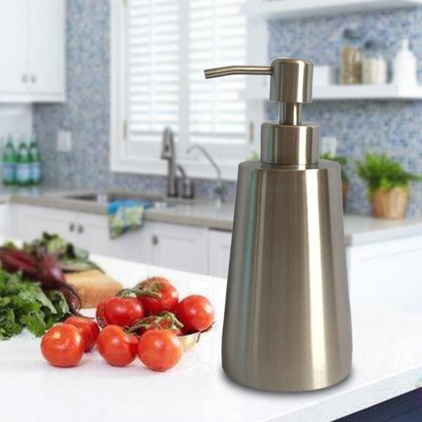 liquid soap dispenser 350ml large capacity stainless steel kitchen sink anti rust durable gift leakproof lotion pump home bottle
liquid soap dispenser 350ml large capacity stainless steel kitchen sink anti rust durable gift leakproof lotion pump home bottle