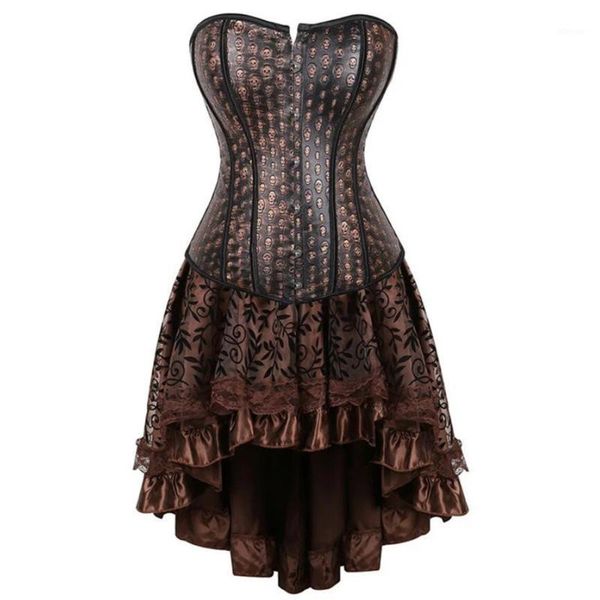 bustiers & corsets brown steampunk skull print ovebust corset women vintage faux leather lingerie pirate costume, Black;white
bustiers & corsets brown steampunk skull print ovebust corset women vintage faux leather lingerie pirate costume, Black;white