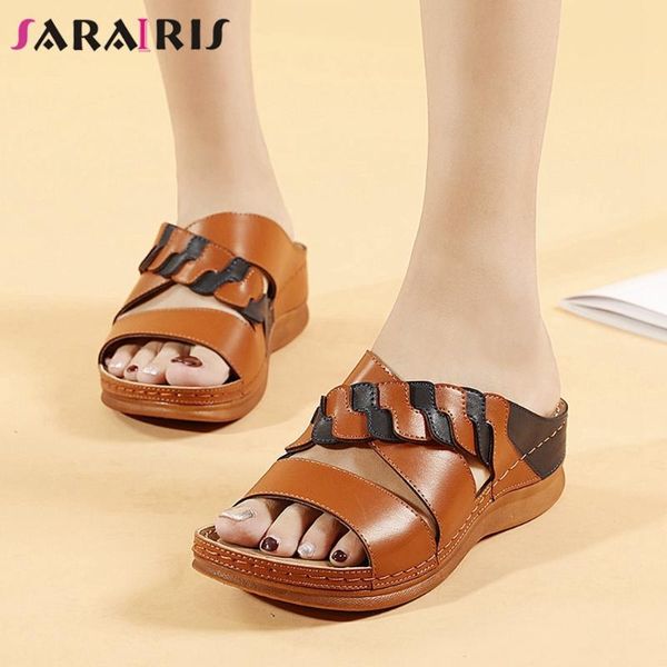 fashion female retro beach vacation summer slippers casaul women round toe wedges med heels shoes woman, Black
fashion female retro beach vacation summer slippers casaul women round toe wedges med heels shoes woman, Black