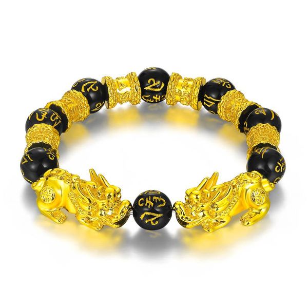 charm bracelets obsidian stone beads bracelet feng shui men women wristband gold black pixiu wealth good luck jewelry, Golden;silver
charm bracelets obsidian stone beads bracelet feng shui men women wristband gold black pixiu wealth good luck jewelry, Golden;silver