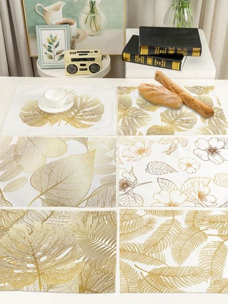 mats & pads gold leaf placemat tablecloth cotton linen non-slip placemats single-sided printing waterproof heat insulation mat drinkwear
mats & pads gold leaf placemat tablecloth cotton linen non-slip placemats single-sided printing waterproof heat insulation mat drinkwear