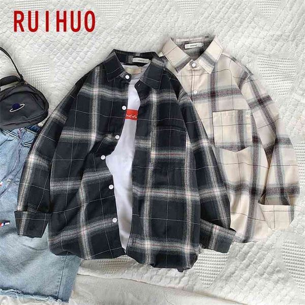 ruihuo spring striped long sleeve shirt men slim fit cotton casual shirts clothing fashion brand plus size -3xl 210809, White;black
ruihuo spring striped long sleeve shirt men slim fit cotton casual shirts clothing fashion brand plus size -3xl 210809, White;black