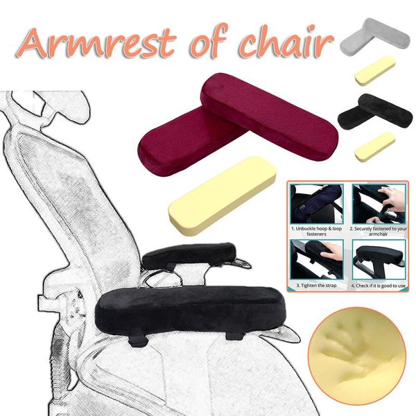 2pcs chair armrest pads for home or office chairs elbow pressure relief and memory foam forearm pillow covers
2pcs chair armrest pads for home or office chairs elbow pressure relief and memory foam forearm pillow covers