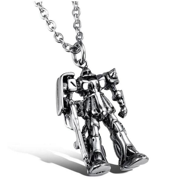 pendant necklaces robot accessories necklace men's stainless steel fashion jewelry nl-028, Silver
pendant necklaces robot accessories necklace men's stainless steel fashion jewelry nl-028, Silver