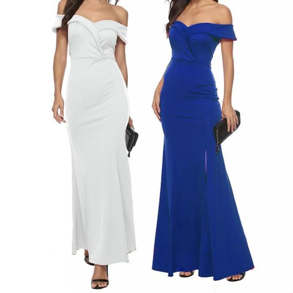 casual dresses fashion elegant temperament short sleeve women dress slash neck off shoulder split a-line maxi ladies clothing2021, Black;gray
casual dresses fashion elegant temperament short sleeve women dress slash neck off shoulder split a-line maxi ladies clothing2021, Black;gray