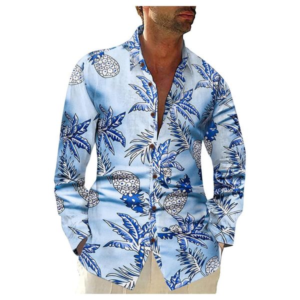men's casual shirts man printed lapel loose large size long sleeved shirt social korean fashion camisas de hombre, White;black
men's casual shirts man printed lapel loose large size long sleeved shirt social korean fashion camisas de hombre, White;black