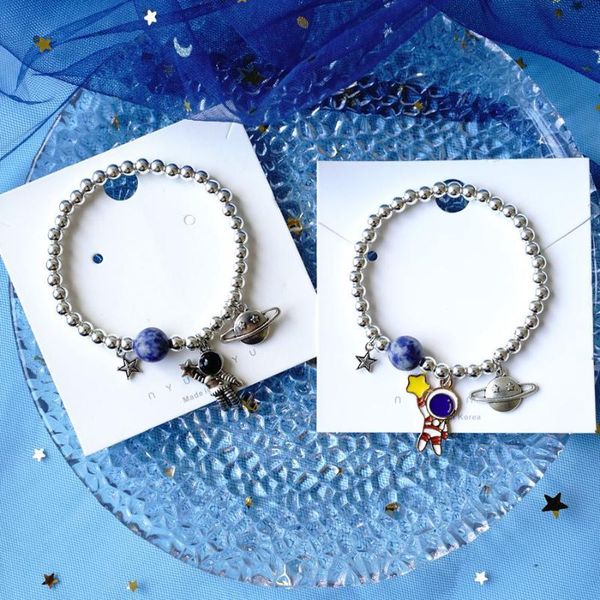 charm bracelets beaded blue earth astronauts bracelet ins couple wholesale men and women friends #yxs53, Golden;silver
charm bracelets beaded blue earth astronauts bracelet ins couple wholesale men and women friends #yxs53, Golden;silver