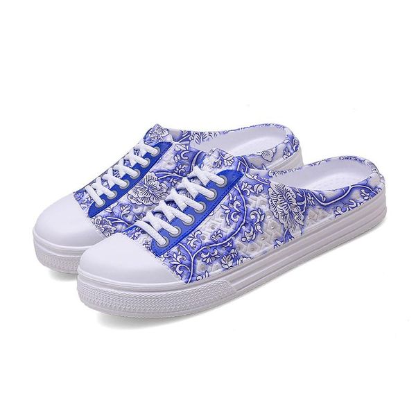 sandals 2021 summer female slippers blue and white porcelain casual breathable beach shoes fashion trend hole, Black
sandals 2021 summer female slippers blue and white porcelain casual breathable beach shoes fashion trend hole, Black