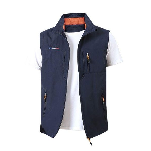 men's vests waistcoat jackets vest 2021 summer solid color stand collar climbing hiking work sleeveless with pocket, Black;white
men's vests waistcoat jackets vest 2021 summer solid color stand collar climbing hiking work sleeveless with pocket, Black;white
