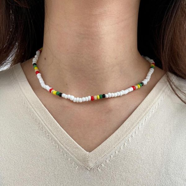 chokers arrival color beaded necklace ethnic style rice bead short neck choker jewelry for women girl, Golden;silver
chokers arrival color beaded necklace ethnic style rice bead short neck choker jewelry for women girl, Golden;silver