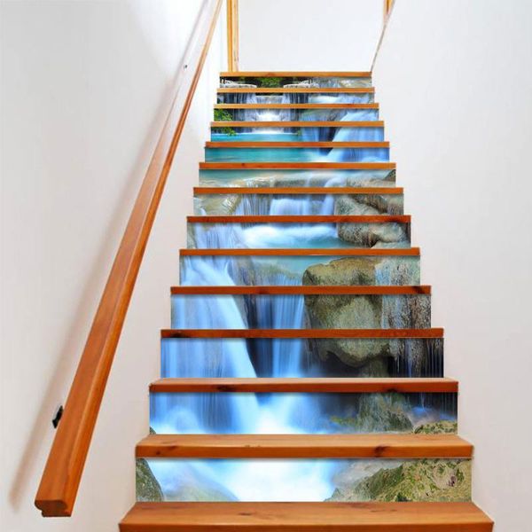 waterfall trail seawater 13pcs pvc staircase stair sticker wallpaper diy decals self-adhesive mural stairway decor posters wallpapers
waterfall trail seawater 13pcs pvc staircase stair sticker wallpaper diy decals self-adhesive mural stairway decor posters wallpapers