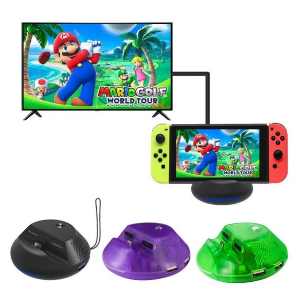 game controllers & joysticks switch round heat dissipation portable base tv dock conversion with pcb board purple green black
game controllers & joysticks switch round heat dissipation portable base tv dock conversion with pcb board purple green black