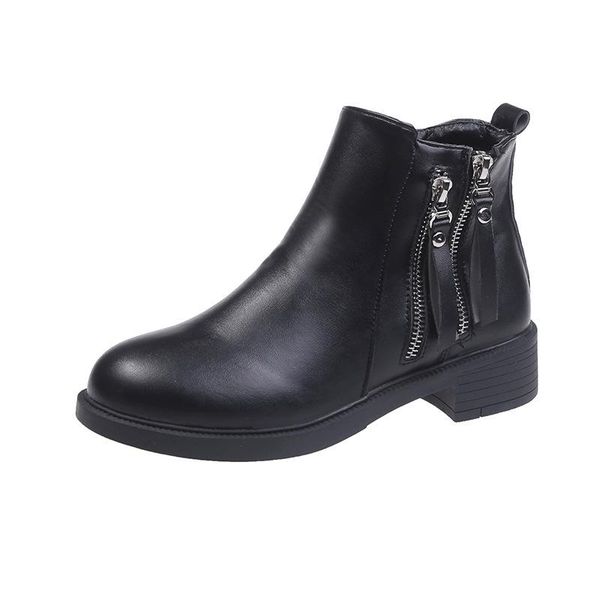 winter boots warm plush women shoes woman solid black leather booties female zipper fashion
winter boots warm plush women shoes woman solid black leather booties female zipper fashion