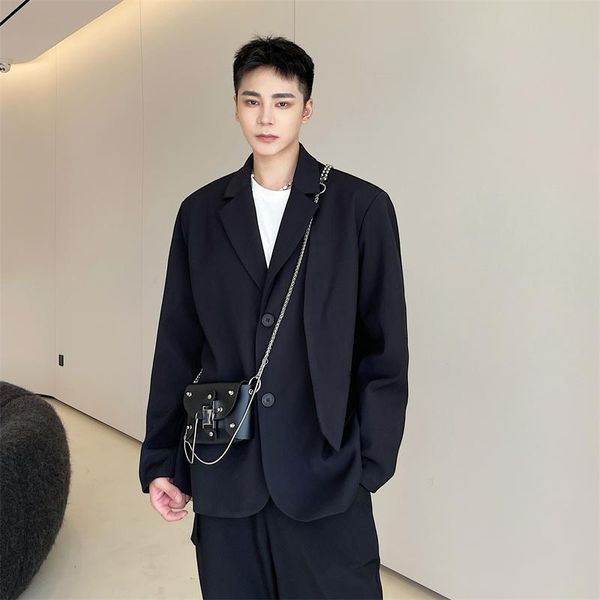 men's suits & blazers suit coat spring and autumn classic dark personality false two design leisure loose large size, White;black
men's suits & blazers suit coat spring and autumn classic dark personality false two design leisure loose large size, White;black