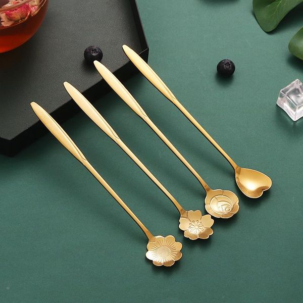 spoons japanese creative stainless steel spoon coffee mixing long handle heart-shaped rose gift wedding
spoons japanese creative stainless steel spoon coffee mixing long handle heart-shaped rose gift wedding